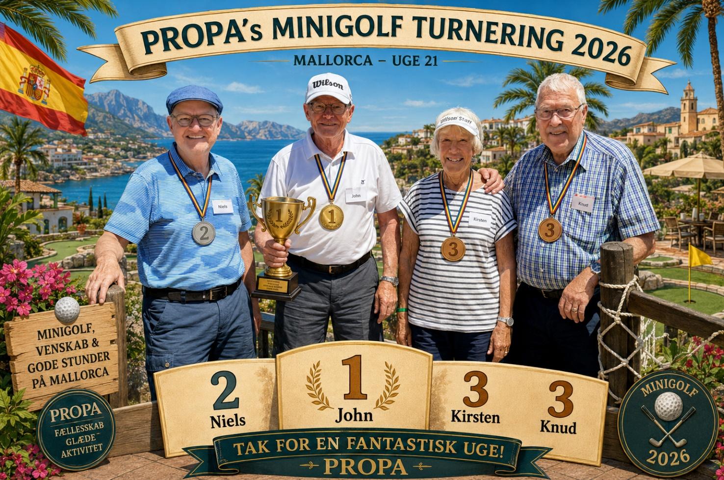 Minitolfturnering, Mallorca