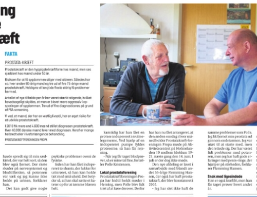 NY Lokalforening i Ringkøbing Skjern kommune – Polle og Flemming vil hjælpe andre med prostatakræft